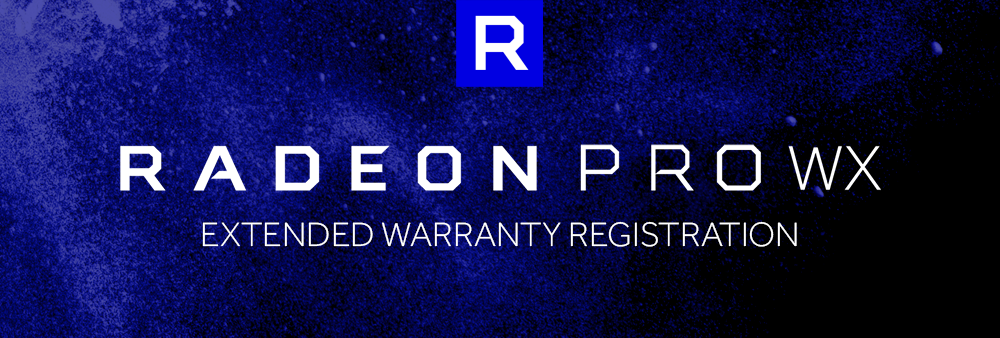 Radeon Pro Warranty Registration